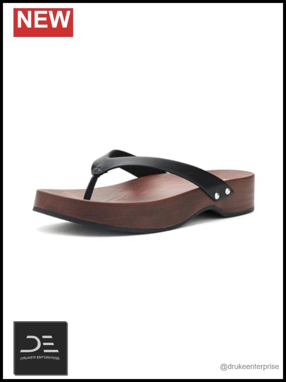 Seychelles Dreaming Out Loud Faux Leather Platform Sandals Slip-On Stud Details